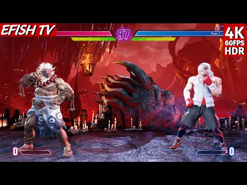 Masked Akuma vs Ed (Hardest AI) - Street Fighter 6
