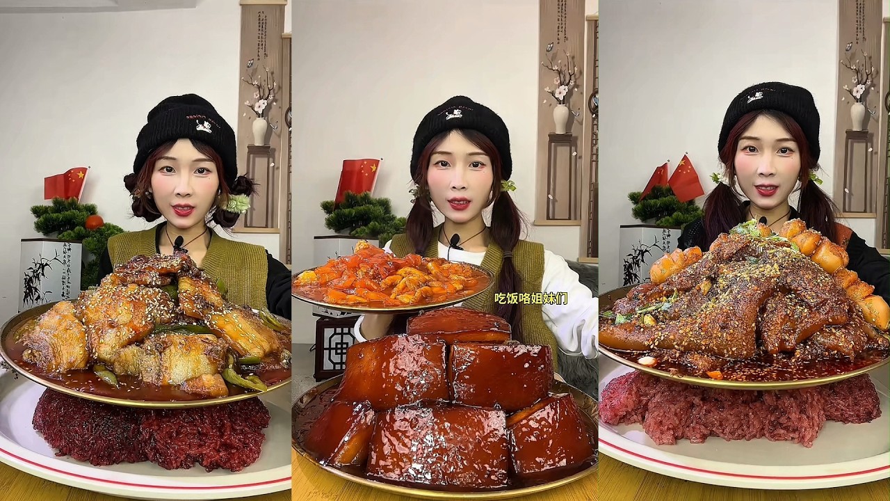 【ASMR】【MUKBANG】DELICIOUS DINING PROGRAM | HOMEMADE CHINESE FOOD | 食べる | 吃播 #咀嚼音