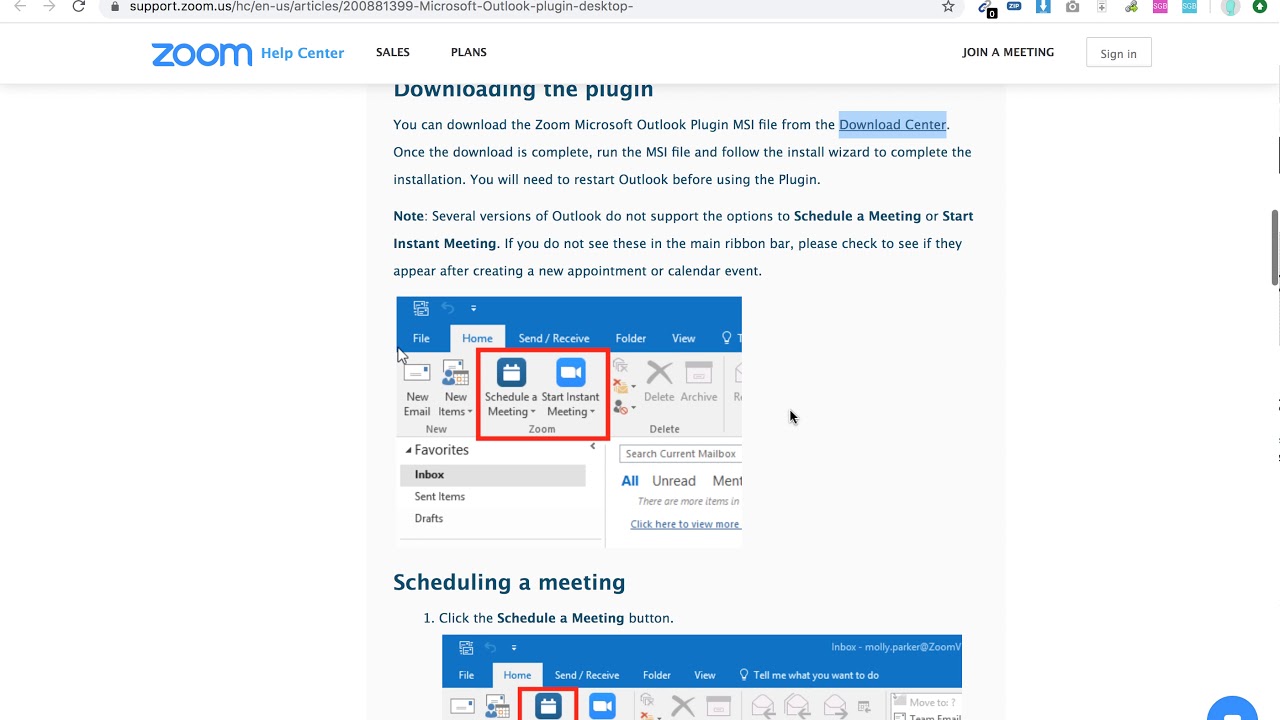 Zoom For Outlook How To Install YouTube Zoom For Outlook How To Install YouTube