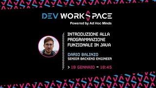 Introduzione alla Programmazione Funzionale in Java • Dev WorkSpace 41
