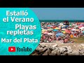 Así será el verano en Mar del Plata 2021 - Playas con mucha gente - Playa Varese y Cabo Corrientes.