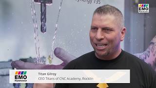 Titan Gilroy: When I had my opportunity to come to EMO Hannover, I came!