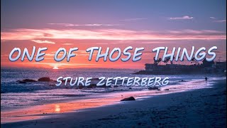 One Of Those Things - Sture Zetterberg | Lyrics / Lyric Video ♬ chords