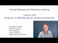Lecture 10E : Dropout: an efficient way to combine neural nets