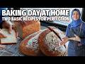 Make Bread Easily With This Method: Whole Wheat Rye Sourdough &amp; Toast Bread