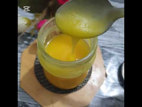 100% গ‍্যারান্টি শুধু মাএ গরুর দুধ জাল করে ঘরেই তৈরী  করতে পারবেন কেজি কেজি🤗😋 ঘি 😋😋😋#cooking#recipe