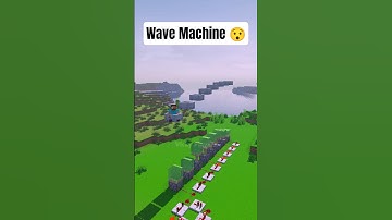Easy Wave Machine 😯 In Minecraft