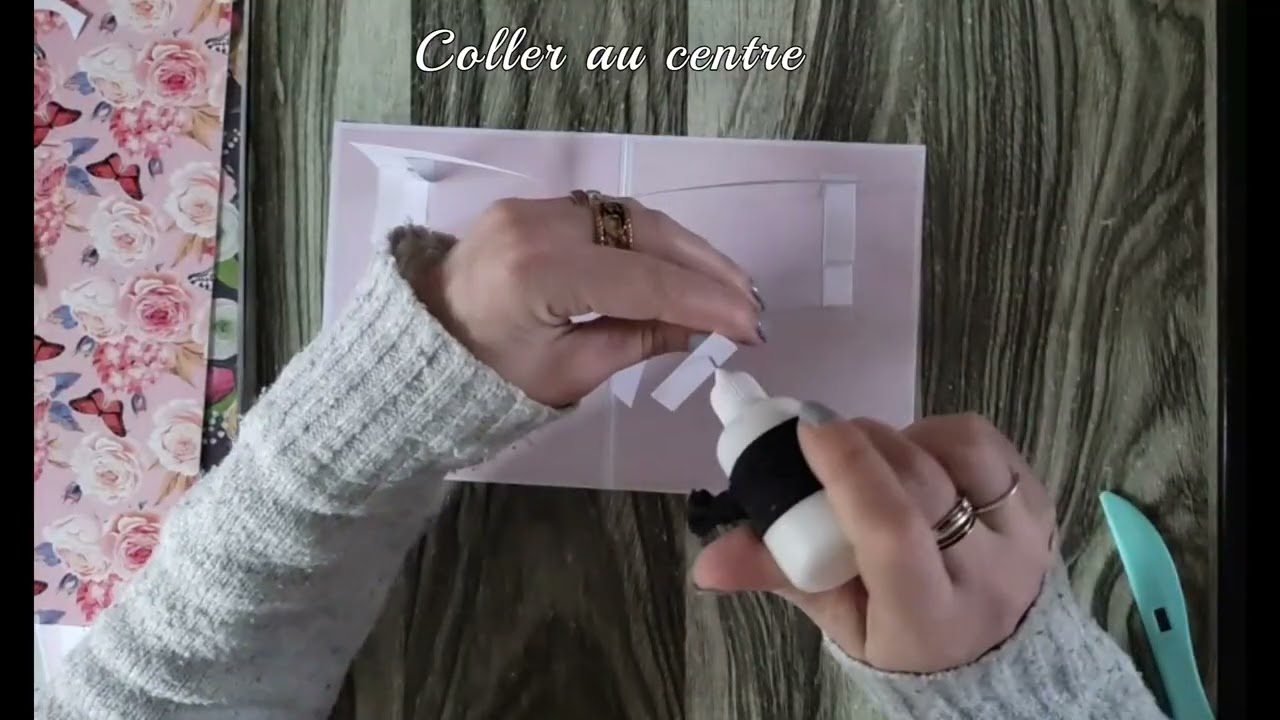 Tuto Carte Popup Cœur en fleurs  #tutoscrap #scrapbooking #popupcard #stvalentin