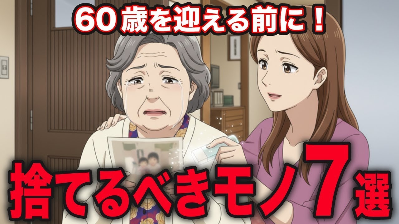 .☘︎ ݁˖60歳を迎える前に絶対に捨てるべきモノ7選。「もったいない」が命取り…【シニア朗読雑学】.☘︎ ݁˖