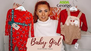 BABY GIRL CLOTHING HAUL| GEORGE AT ASDA