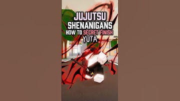 YUTA SECRET FINISHER EXPLAINED!  #roblox #robloxshorts #jujutsushenanigans #jjs #anime