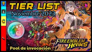 [FEH] | TIER LIST | UNIDADES DEL POOL DE INV (3-4⭐) | ¿Cuáles son las más recomendadas? | Nov 2023
