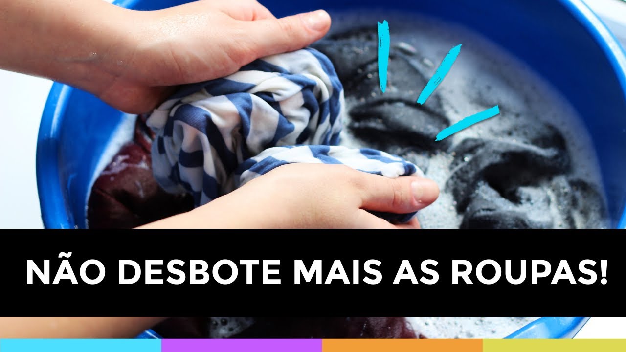 COMO LAVAR ROUPAS PRETAS (OU COLORIDAS) E EVITAR O DESBOTAMENTO | Organize sem Frescuras
