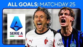 EVERY GOAL from Matchday 25 in SERIE A 🇮🇹