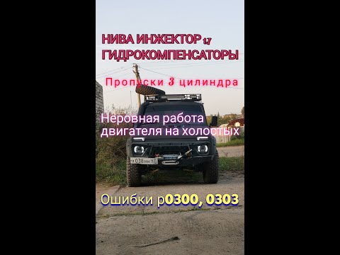 НИВА ИНЖЕКТОР! ПРОПУСКИ ЗАЖИГАНИЯ! ТРОИТ!