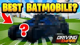 Which Batmobile Is The BEST In Driving Empire?