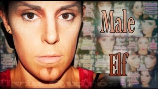 Male Elf makeup fantasy carnival  | Silvia Quiros