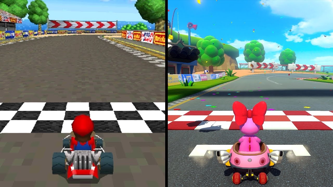 DS Mario Circuit in Mario Kart (2005-2023) 