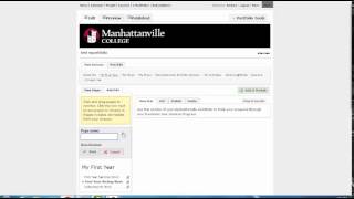 Digication: Add/Edit Pages