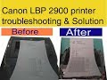 How to solve low quality printing issue in Canon lbp 2900 printer