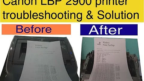 How to solve low quality printing issue in Canon lbp 2900 printer