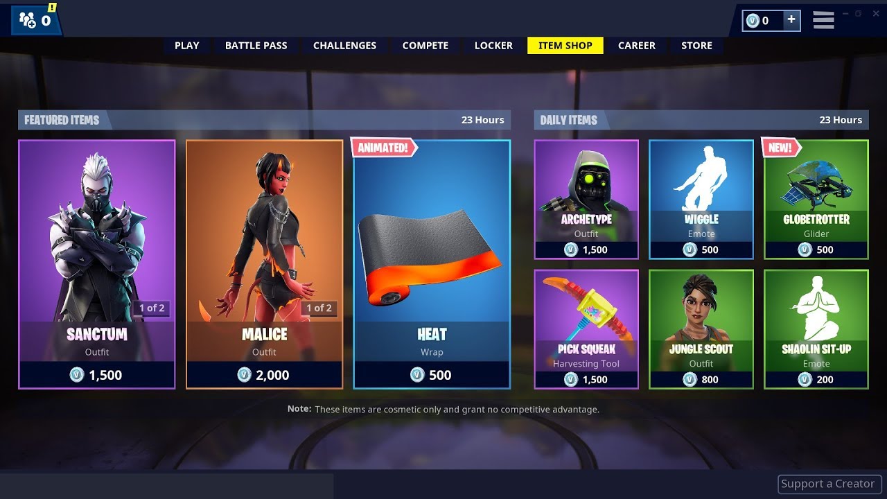 *NEW* HEAT WRAP & MALICE IS BACK [ April 22, 2019 ITEM SHOP ] Fortnite Battle Royale