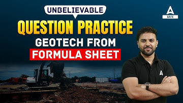 GATE Geotechnical Engineering | Geotech Engineering Questions | GATE 2023 Preparation | By Rehan sir