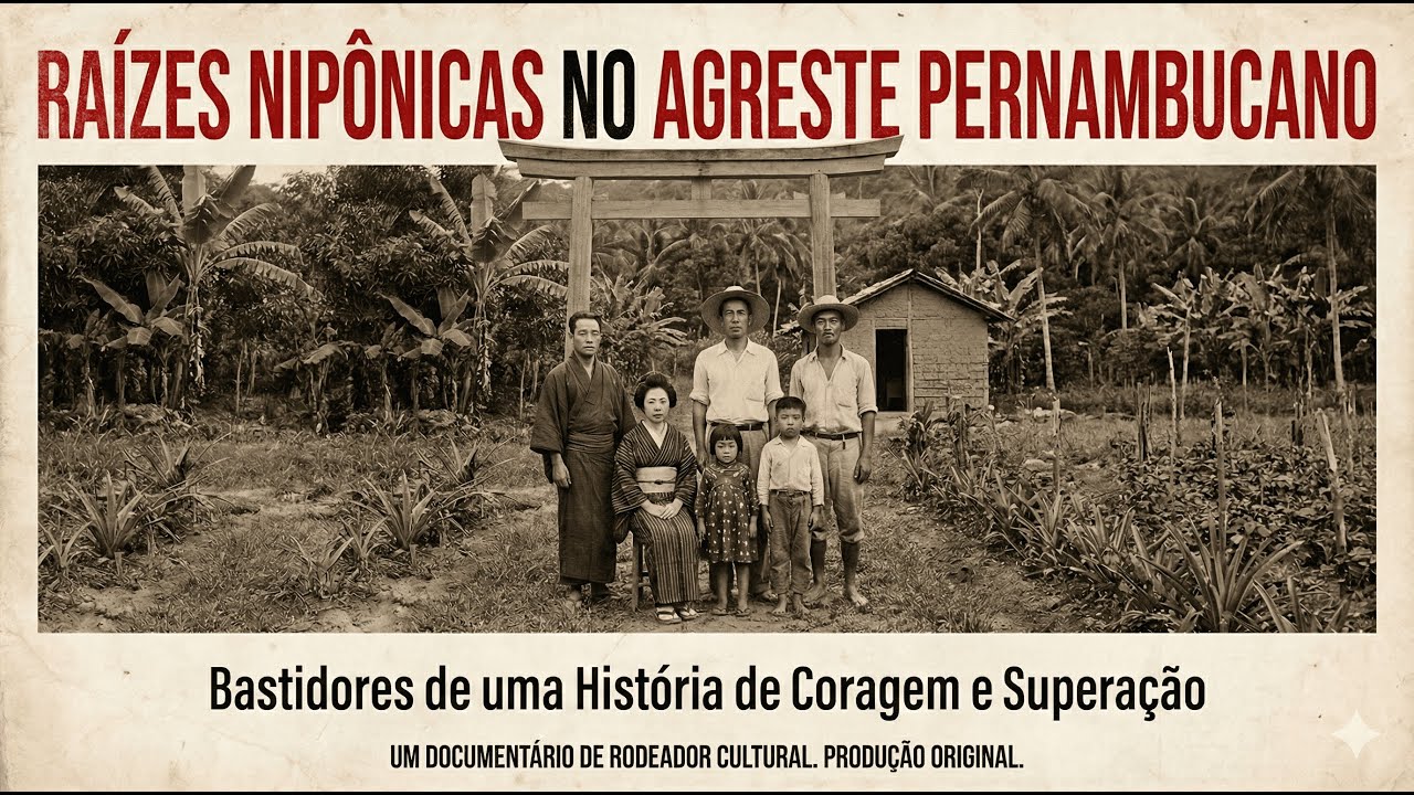 Bastidores documentário colônia japonesa - Bonito/PE
