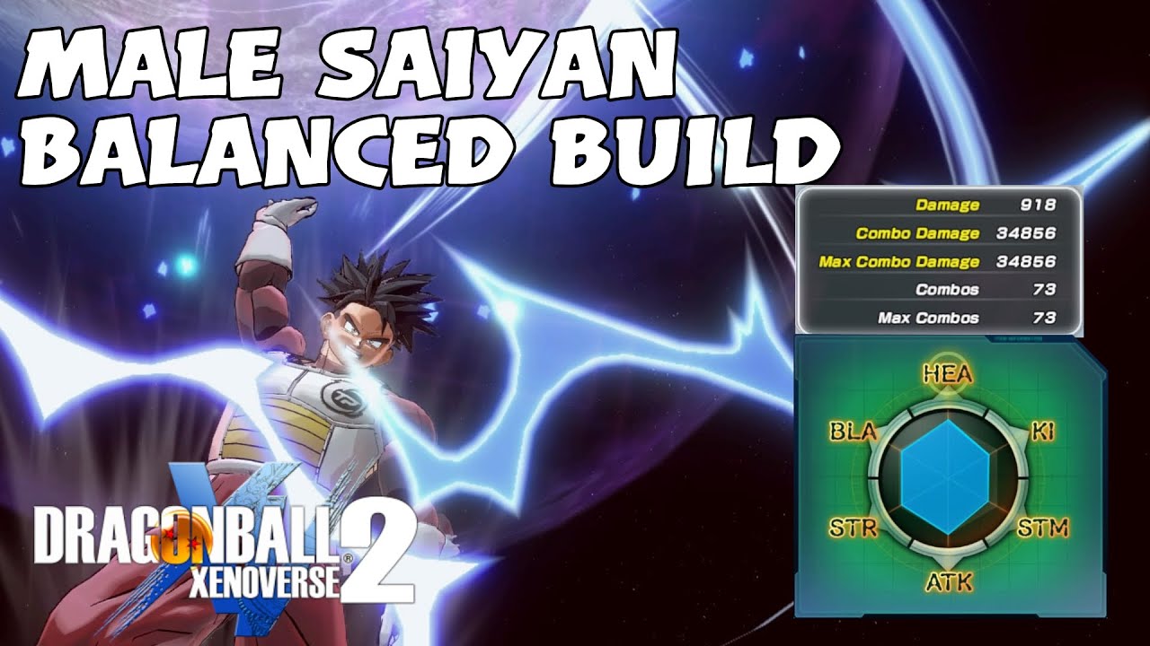 Male Saiyan Balanced Build Dragon Ball Xenoverse 2 YouTube