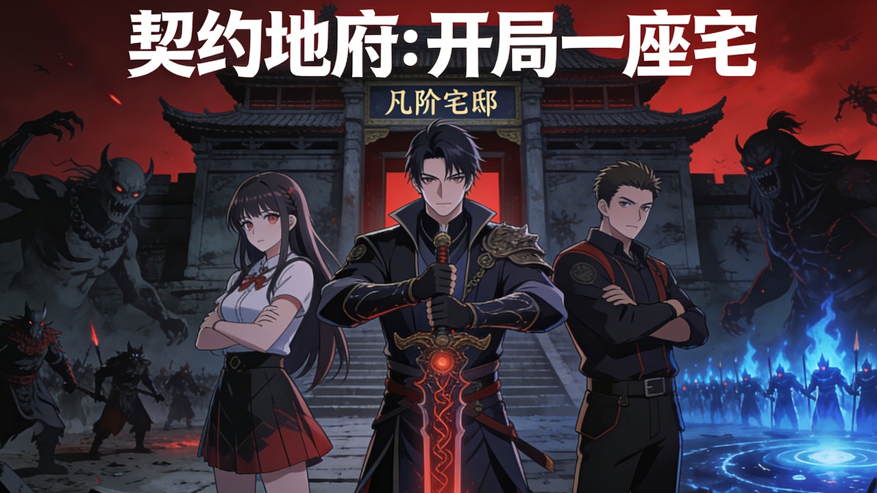 【動漫上新】🔥《契約地府：開局一座宅》社畜猝死穿末世，繼承“凡階破屋”被全網嘲。 直到惡鬼叩門，我推開府邸——十萬陰兵齊跪：恭迎府君歸位！#動畫#逆襲#小說#動畫#智绘