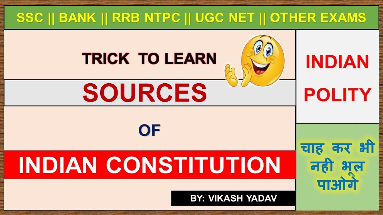 trick-for-sources-of-indian-constitution-rrb-ntpc-ssc-youtube