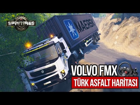 Spin Tires Asfalt Türk Haritası - VOLVO FMX [WheelCam]