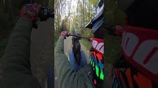 Wheelie through intersection and then a few miles down the bike path #dirtbiketricks #electricbike