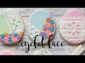 Eyelet Lace Easter Egg Cookies