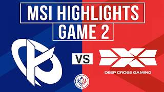 KC vs DCG Highlights Game 2 | MSI 2026 Play-Ins | Karmine Corp vs Deep Cross Gaming