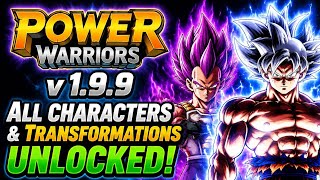 Power Warriors v1.9.9 ALL Characters & Transformations Unlocked | Latest Update Gameplay screenshot 4