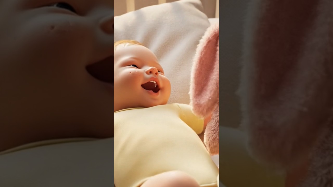 “Baby Laughs Waking Up to Sunshine ☀️🍼😂 