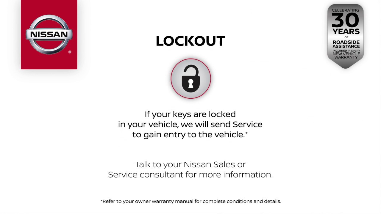 Nissan Roadside Assistance Lockout YouTube