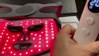 Infrared face mask/ Led Photon Mask Instrument unboxing