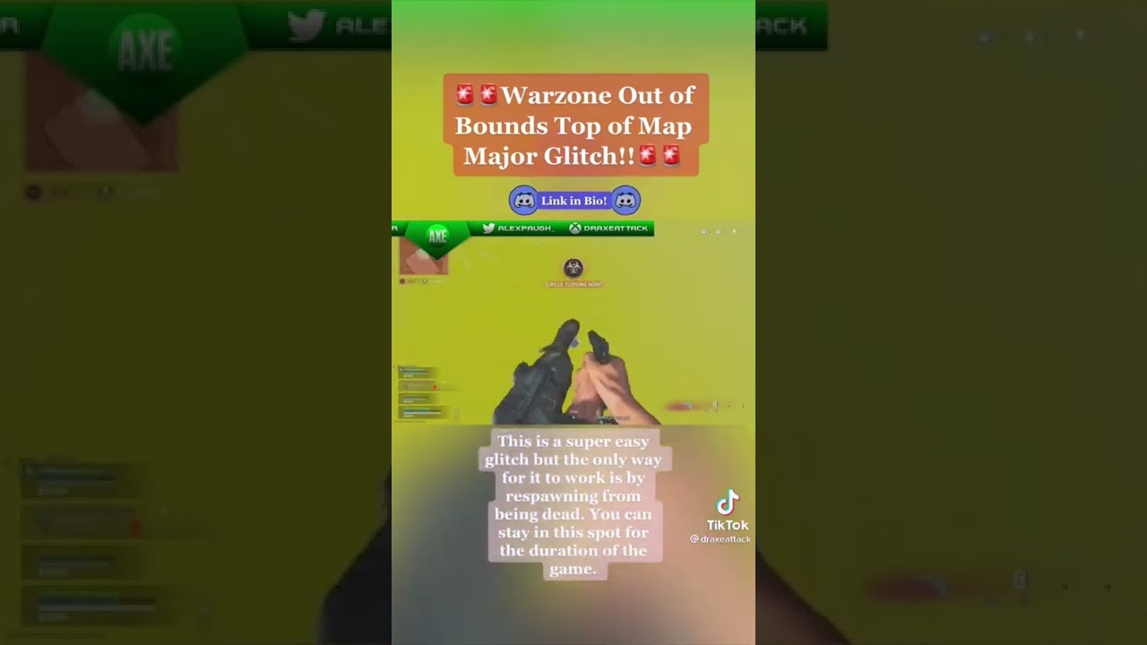 Warzone Out Of Map Glitch! On Top Of Caldera Map!