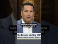 Schefty with more insight on the Browns’ QB battle 🏈