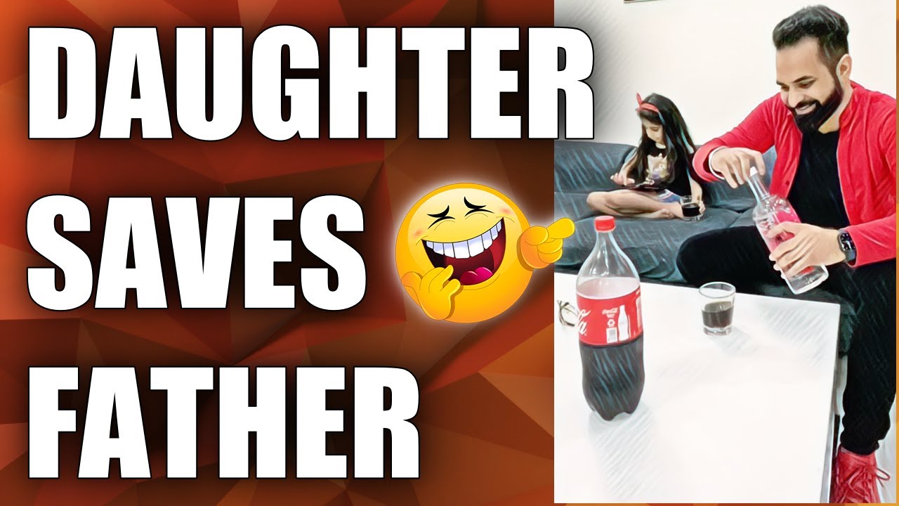 Daughter Saves Father  | Funny Video | Youtube #shorts | Harpreet SDC