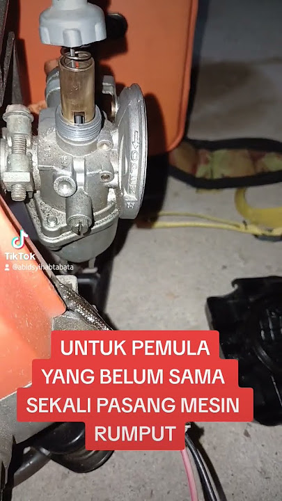 CARA PASANG JARUM KEDALAM KARBURATOR MESIN RUMPUT TABATA #mesinrumput #tabata