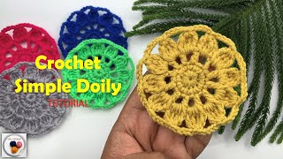 Quick & Easy Round Crochet Doily Tutorial   Beginner Friendly Pattern
