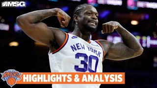Knicks Defeat Sixers 103-96 As Randle Scores 31 | New York Knicks
