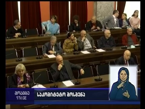 პარლამენტში ორი კომიტეტის გაერთიანებულ სხდომაზე მთავრობის წევრებს მოუსმინეს