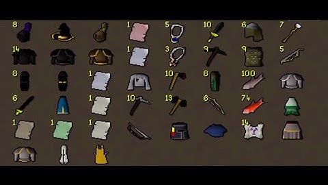 Loot from 100 Easy clue scrolls after release of Master clues!