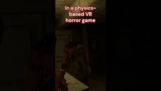 Let her pass by 👹 #stealthhorror #indiegame #metaquest #scarygaming #vrhorror