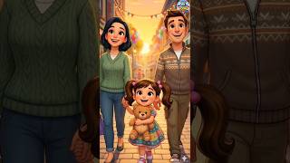 Baby Girl Ki Pehli Shopping 🛍️ | Cute Family Story ||flying kids TV 📺||