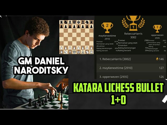 154 game bullet match vs GM Daniel Naroditsky on lichess.org 